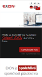 Mobile Screenshot of exon.cz